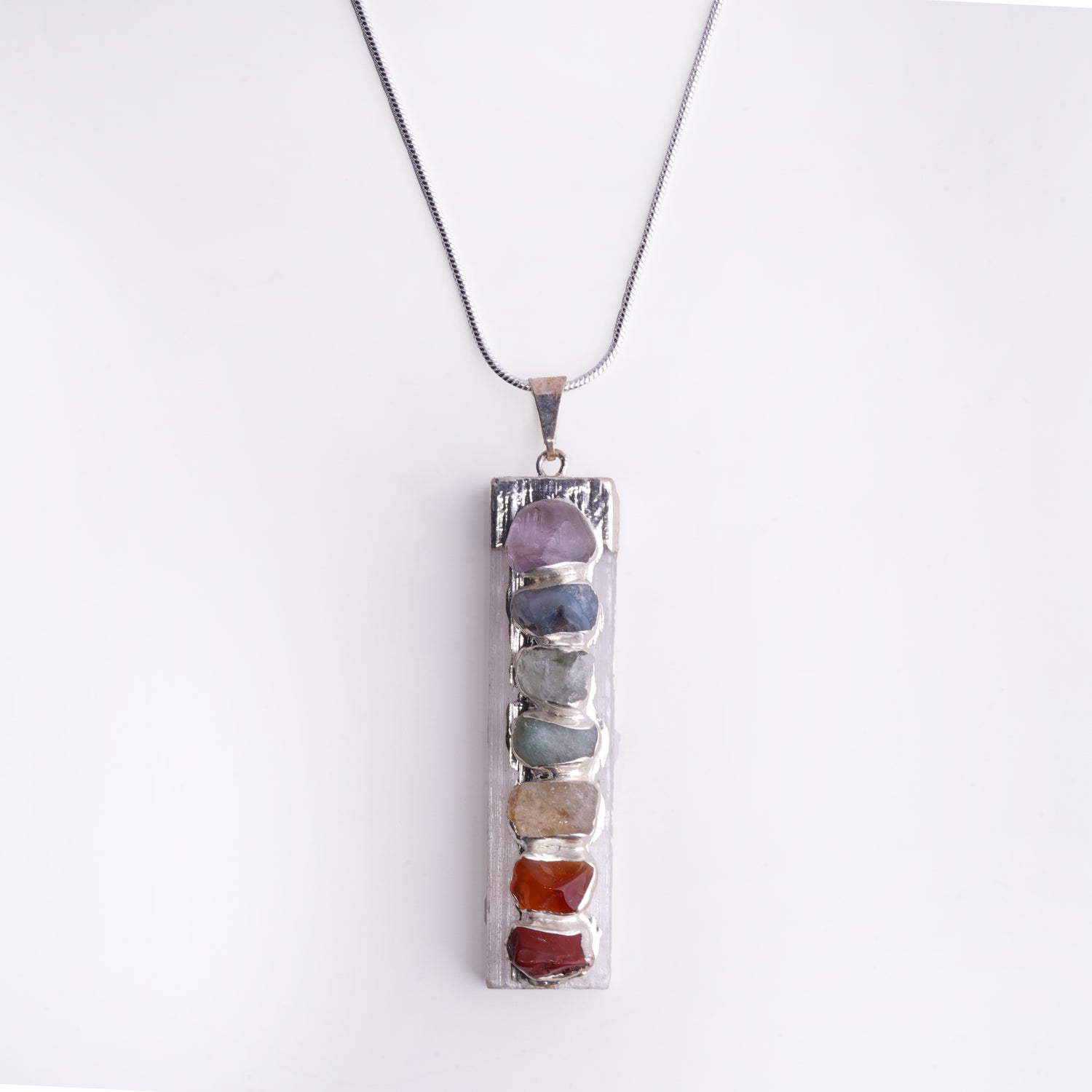 Chakra Healing Stone Necklace product photo