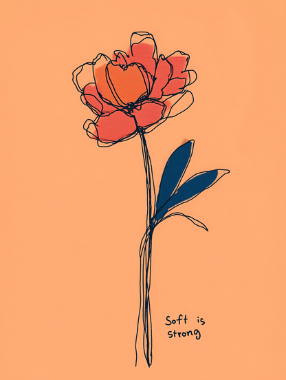 Soft is Strong – Art Print