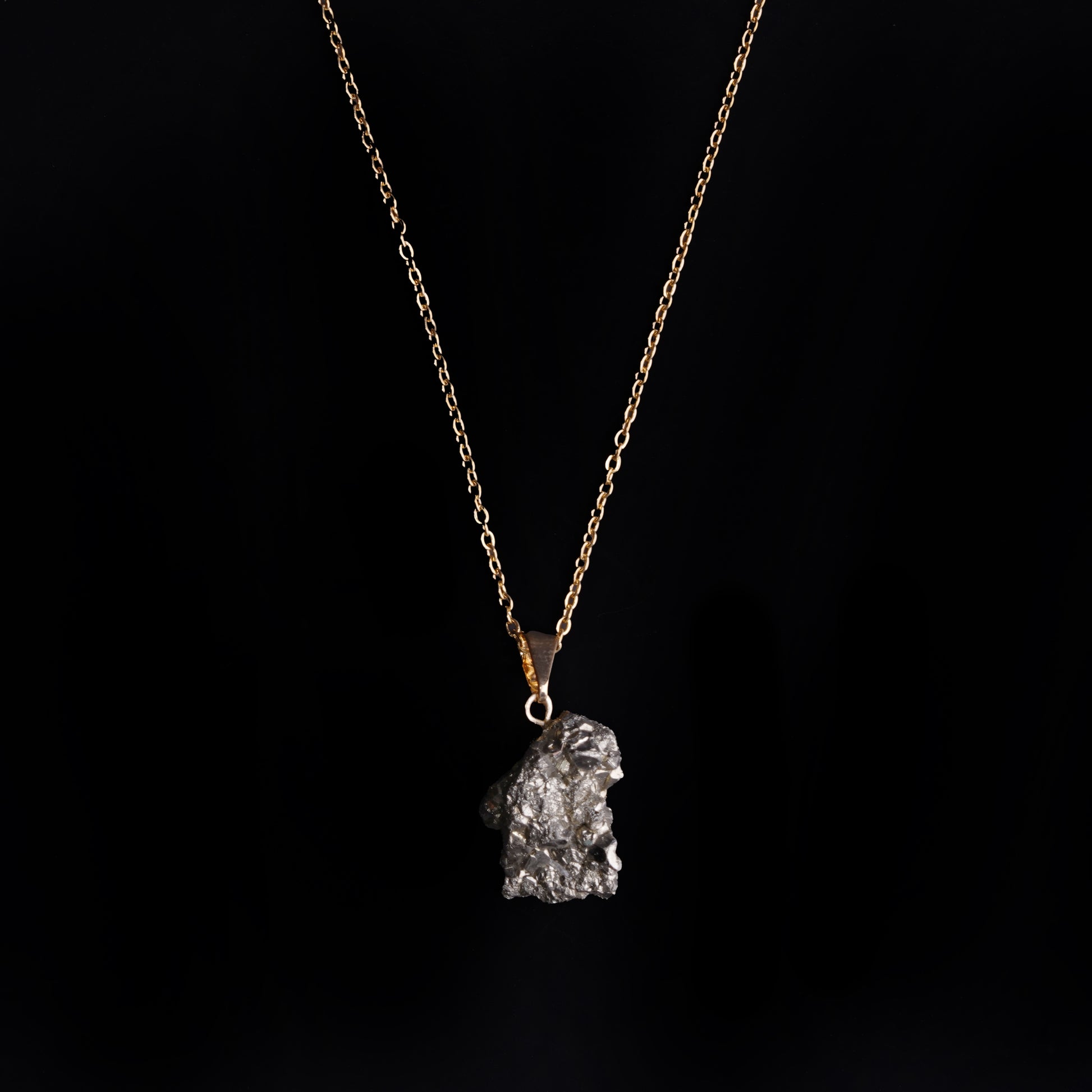 Pyrite Raw Crystal Necklace product photo
