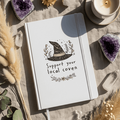 Support Your Local Coven – Hardcover Bound Notebook
