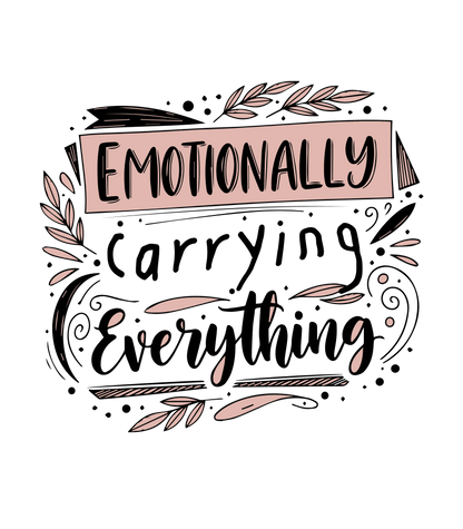 Emotionally Carrying Everything – Eco Tote Bag