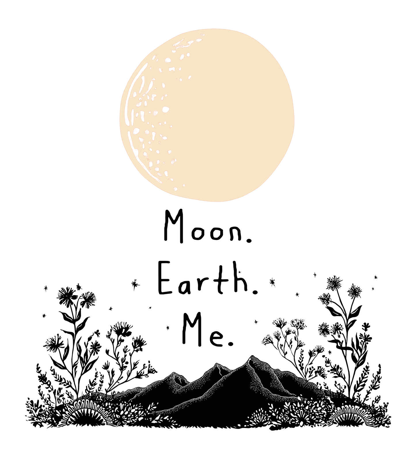 Moon, Earth and Me – Eco Tote Bag