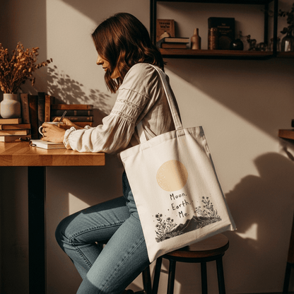 Moon, Earth and Me – Eco Tote Bag