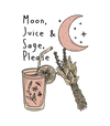 Moon, Juice and Sage Please – Eco Tote Bag