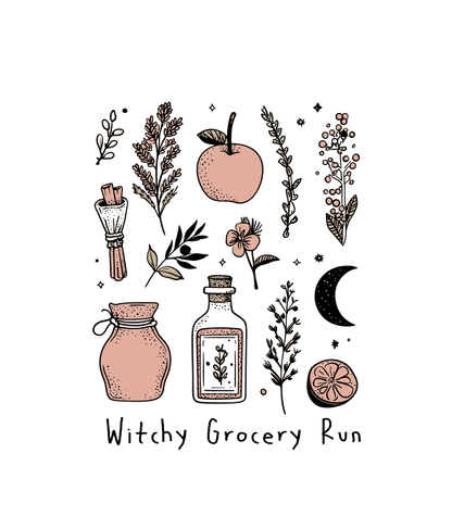 Witchy Grocery Run – Eco Tote Bag