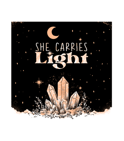 She Carries Light – Eco Tote Bag