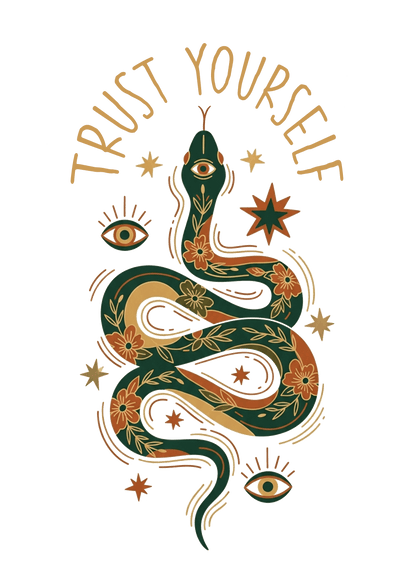 Trust Yourself – Stainless Steel Water Bottle