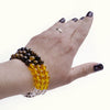 Boho Tiger Eye & Citrine Bracelet product photo