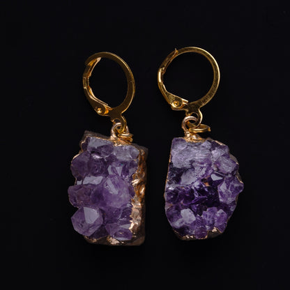 Amethyst Geode Earrings product photo