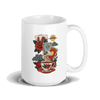Reading Tarot and Spilling Tea – White Glossy Mug