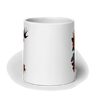 Reading Tarot and Spilling Tea – White Glossy Mug