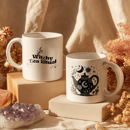 Witchy Tea – White Glossy Mug