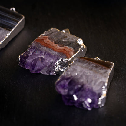 Mystical Amethyst Geode Pendant product photo