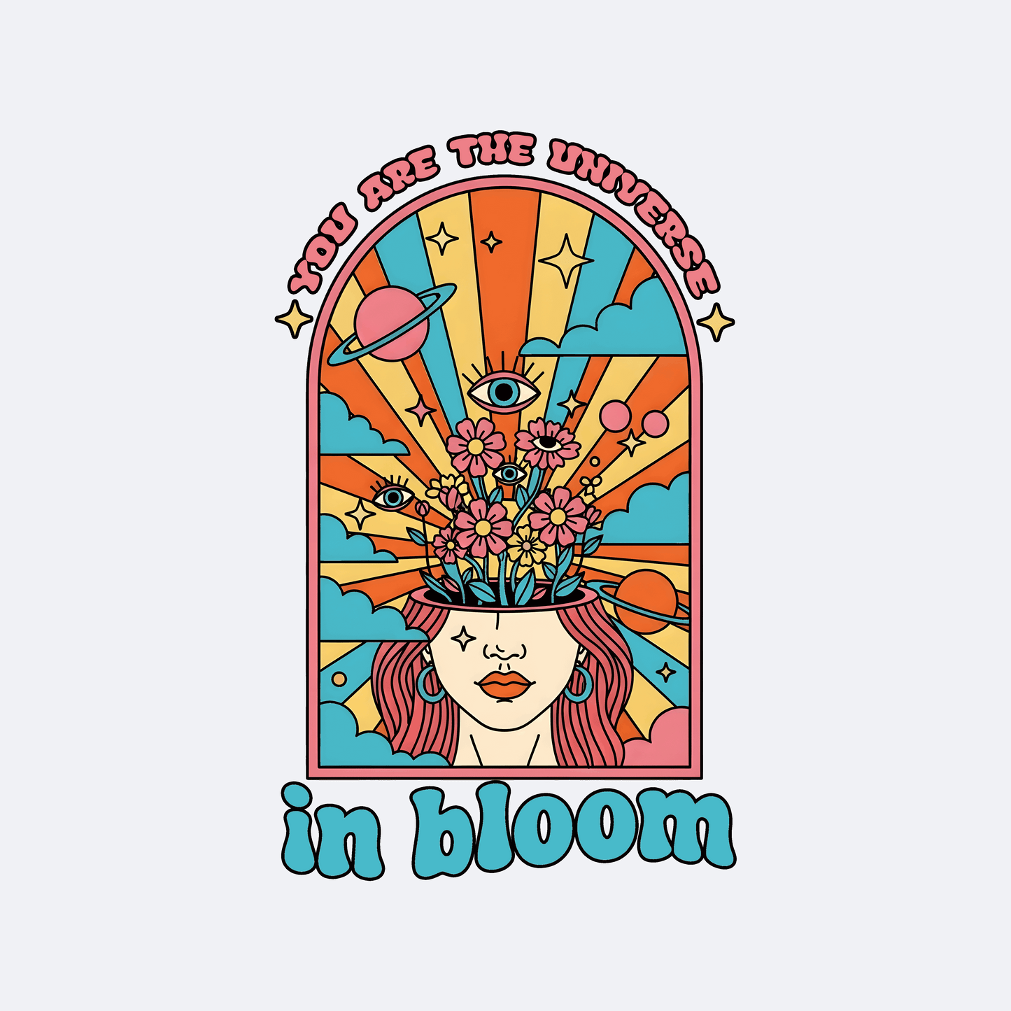 You Are The Universe In Bloom - Unisex Premium Sweatshirt