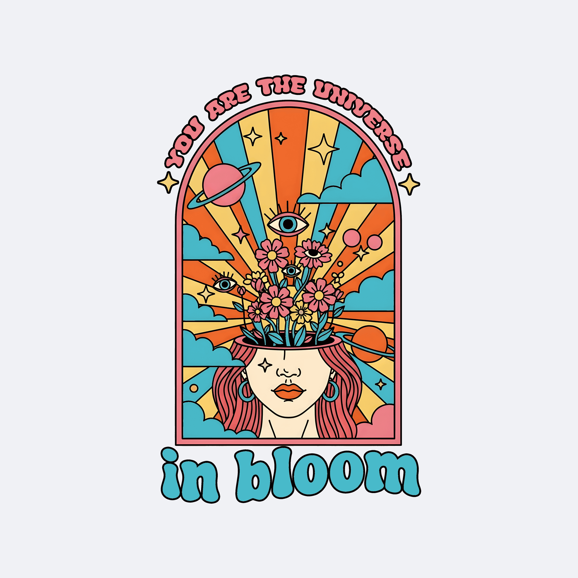 You Are The Universe In Bloom - Unisex Premium Sweatshirt