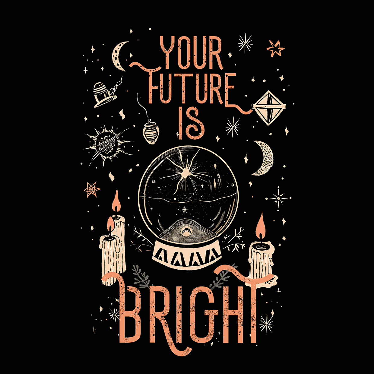 Your Future Is Bright - Oversized T-Shirt