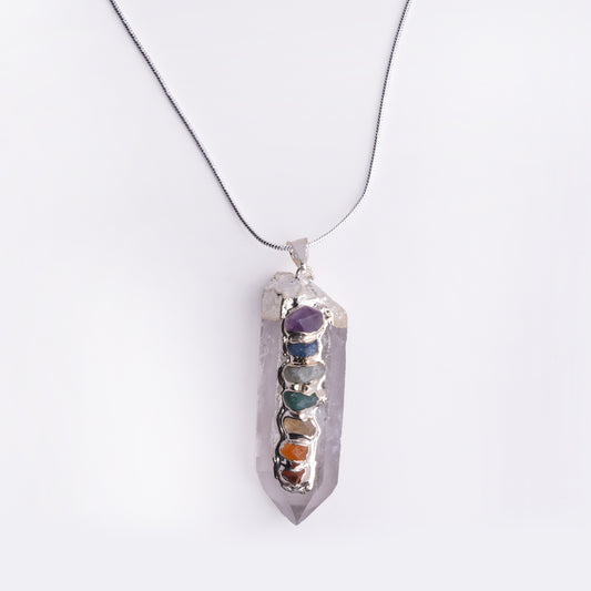 Chakra Healing Crystal Necklace product photo