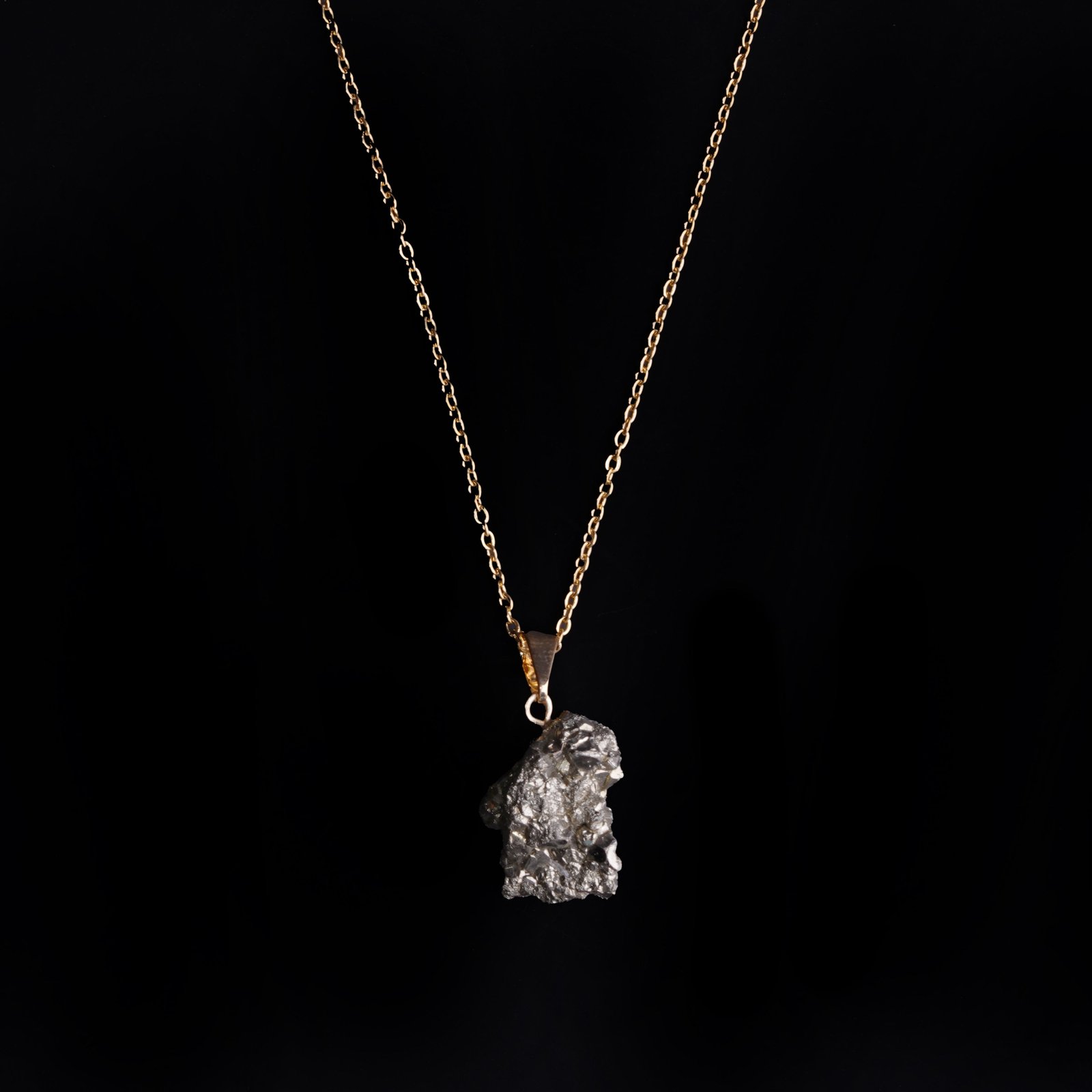 Golden Pyrite Necklace